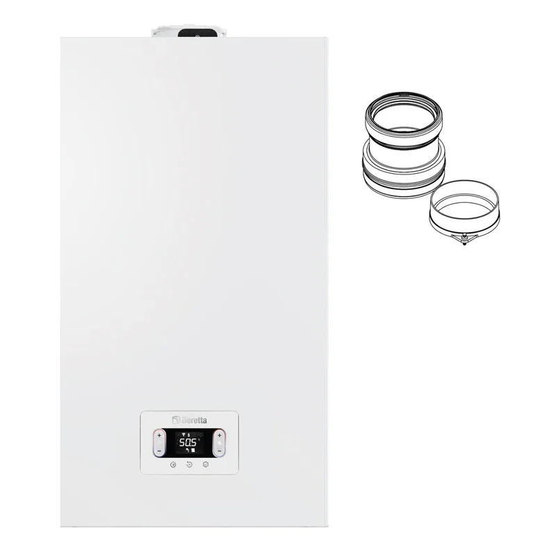 Caldaia a condensazione Beretta CIAO X 30C camera stagna 24 kW Metano/GPL con kit scarico fumi sdoppiato