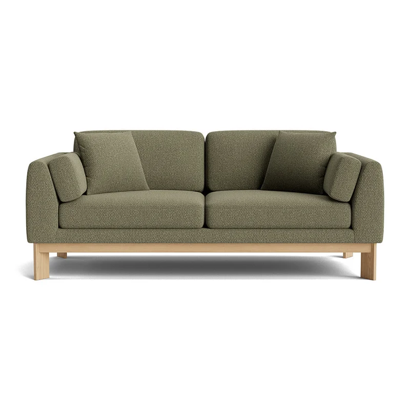 Nordica 2 personers sofa - Nordic Grøn - Komfortabel 2 personers sofa i nordisk design - 197x93x81cm - Grøn sofa til 2 personer