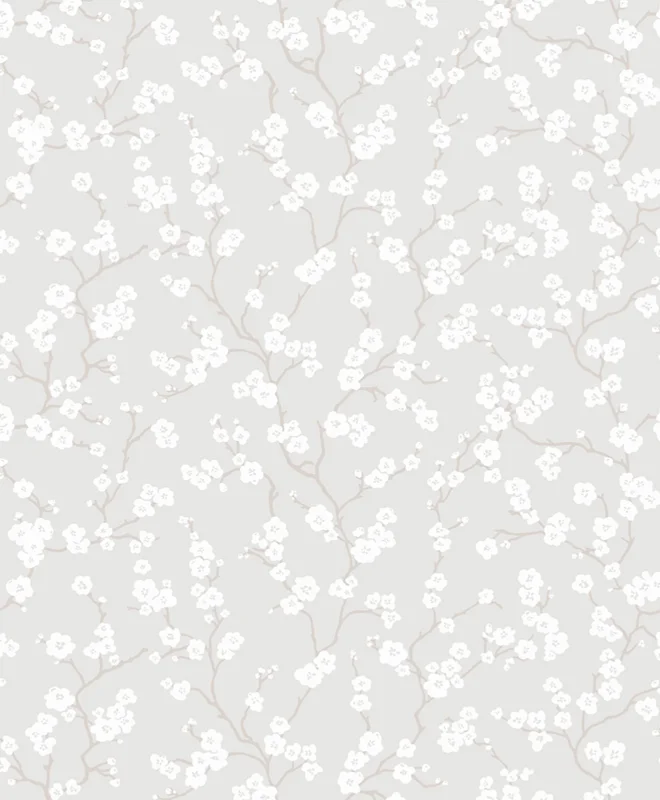 Fiona Walldesign Tapet, Home Paper 100601 Spring day, L, Grå, Färg & tapeter
