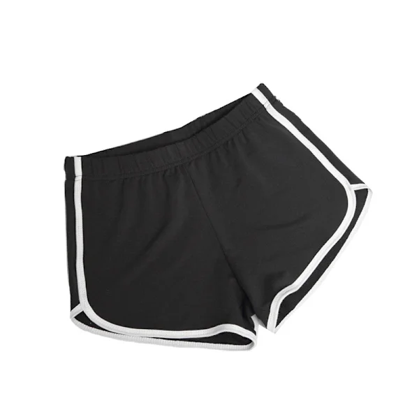 2023 1-pak Bomulds Sportsshorts, Yoga Danseshorts, Sommer Sportsshorts, - Sort Sort—max Sort-FO- Sort