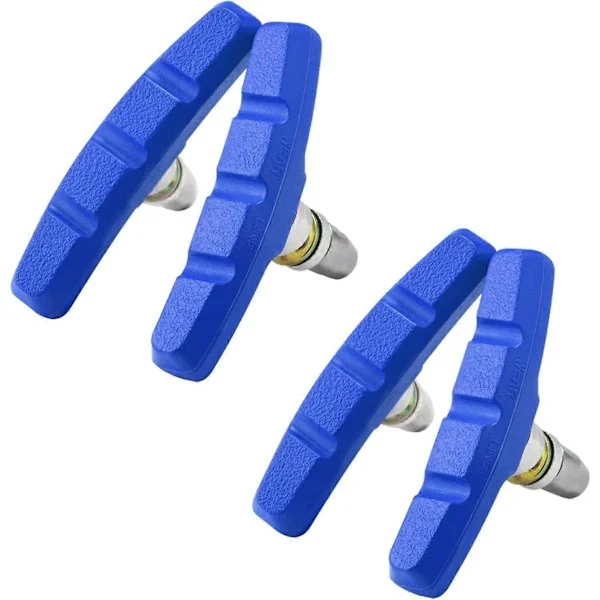 Par V-Bremse Bremseklosser 70mm V Sykkel Sykkel Bremseklosser med Sekskantmuttere og Avstandsstykker Sykkel Bremsekloss Sett 70 mm (LGL)
