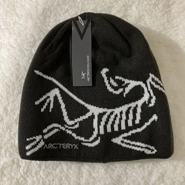 ARC'TERYX Herrkeps Casual Varm Vintermössa Skidemössa Ljusgrå