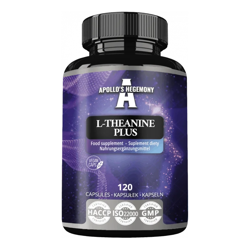 L-Theanine Plus – L-teanin 200 mg + Myo-Inositol 100 mg – 120 vegkapsler