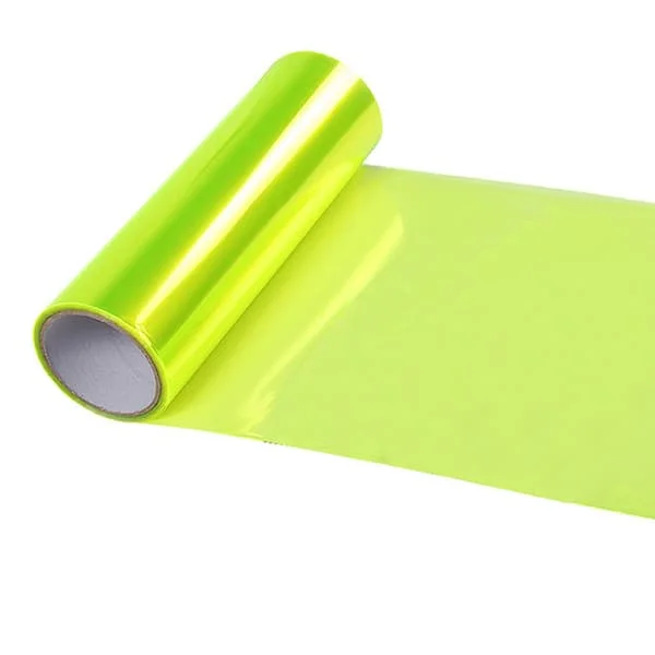 Fluoresoiva keltainen uusi auton ajovalojen värikalvo takavalokalvo
