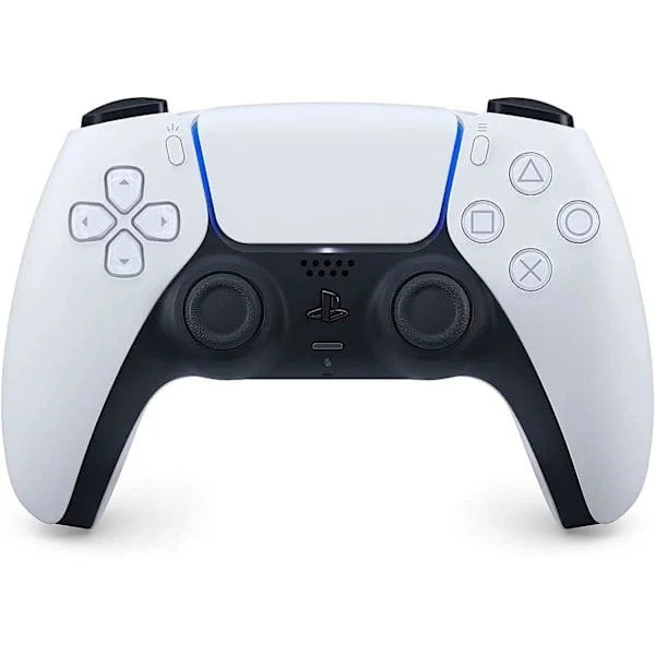 1-pack PS Controller Doubleshock Trådlös, Kontroll Kompatibel med PlayStation 4 (PlayStation 5 Utseende) Vit Vit