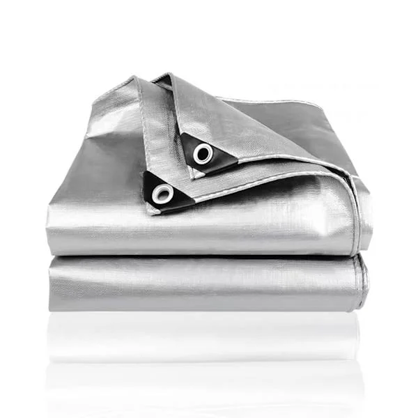 Tarp, Protective Tarp, Tarp with Eyelets, Protective Tarp, Tear-Resistant Protective Tarp 2m x 4m