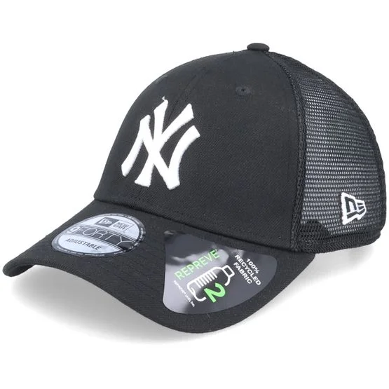 New Era - MLB Svart trucker Caps - Hatstore Exclusive x New York Yankees Repreve Black Trucker @ Hatstore