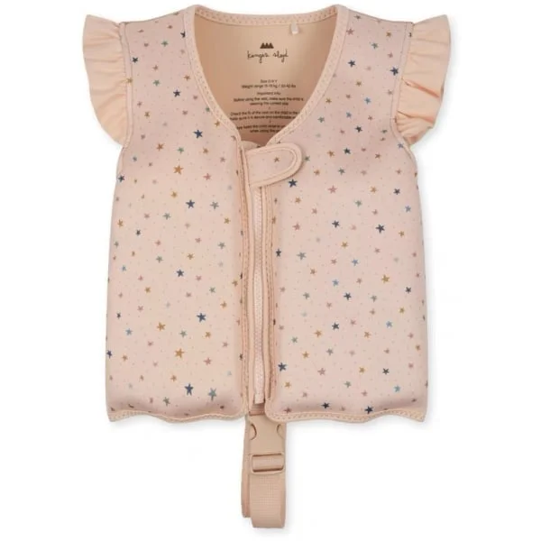 Toddler Swim Vest, Kids Life Vest Beige 4-6 Years -FY-