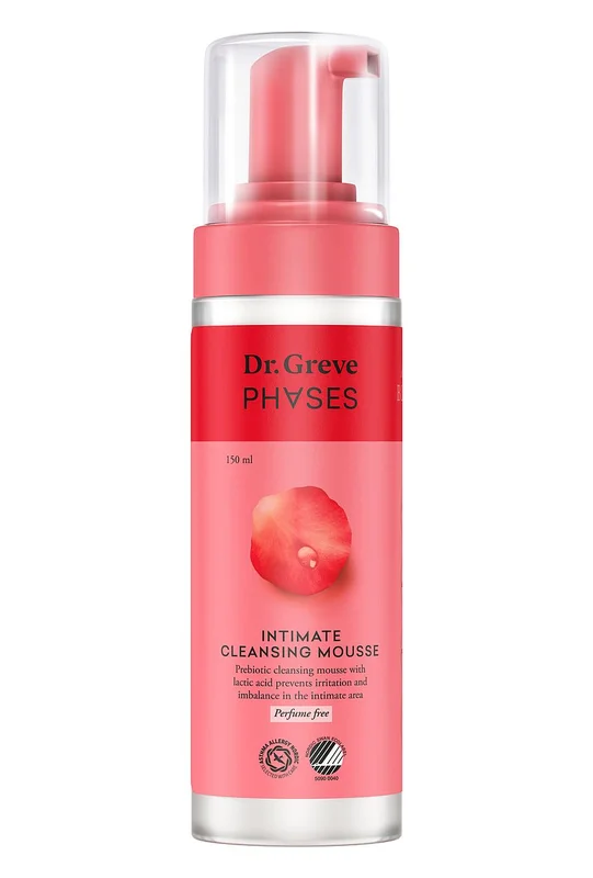 Dr. Greve Phases Intimate Cleansing Mousse 150 ml, Medicin & Pleje, Intimpleje, Intimgel Og -Creme
