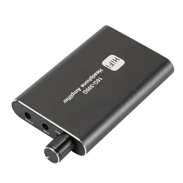 Bärbar hörlursförstärkare i aluminium HiFi Ljud Hörlursförstärkare Ljudförbättrare AMP 600mAh med