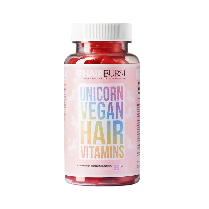 hairburst Hair Vitamins UNICORN VEGAN - 30 Day Supply 1x60pz - Integratore Unghie e Capelli