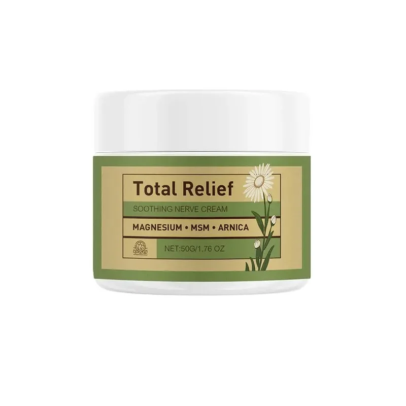 AliExpress - Nouvelle Crème Corporelle Apaisante au Magnésium Total Relief Non Grasse pour Genoux et Muscles, Soin de Massage Externe au MSM et à 