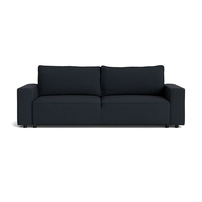 Venice 3 personers sovesofa m/opbevaring - Loop Mørkeblå - Komfortabel sovesofa - 246x100x90cm - Sofa, sovesofa