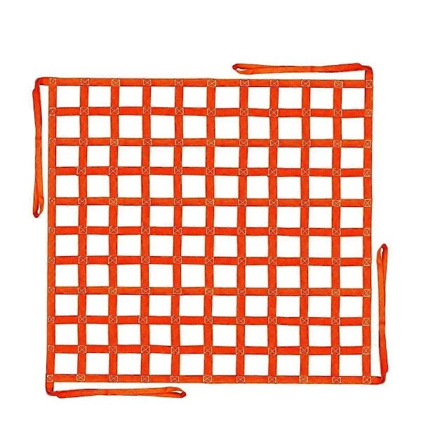 Lyftnät 1 x 1 m, lyftnätremmar för lyftanordning, 300 kg lastkapacitet, lyftsele i nylon