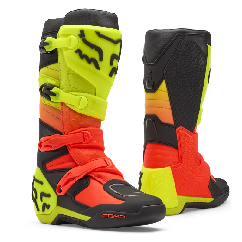 Botas de Cross FOX Comp Naranja/Amarillo 42,5