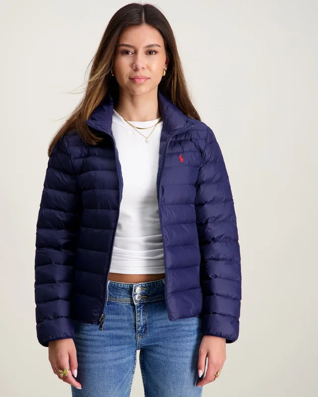 Polo Ralph Lauren P-Layer 2 Packable Quilted Jacket Blå Jakker Pige - Kids Brand Store