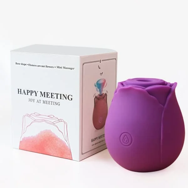 2026 Rose Mini Massager til Kvinder - Lindrer Stress med 10 Tilstande