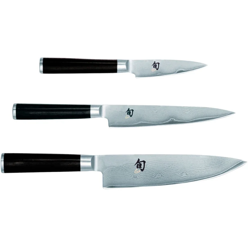 Kai Shun Classic knivsett, 3 deler' - 'Svart