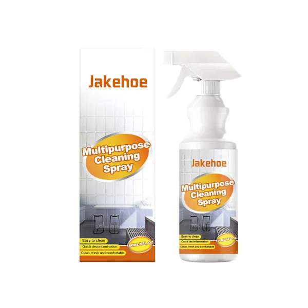 Husholdningsrengøringsspray til rengøring af fedt og snavs, og som giver køkkenmaskiner en skinnende finish.