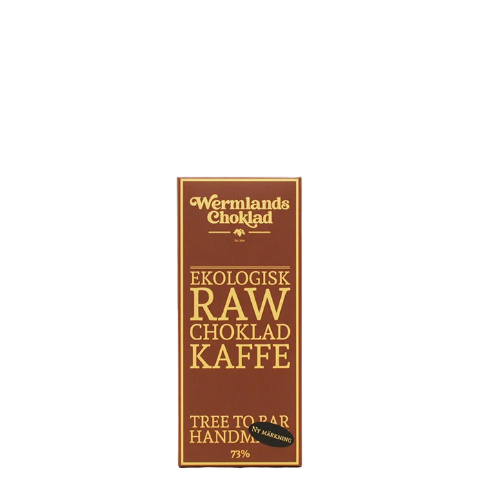 WermlandsChoklad Raw Ekologisk Choklad Kaffe 50 g