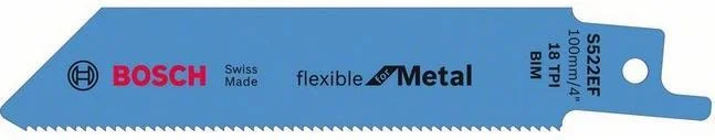 Bosch 2608657721 Flexible for Metal Tigersågblad 2-pack, Maskintillbehör & förbrukning