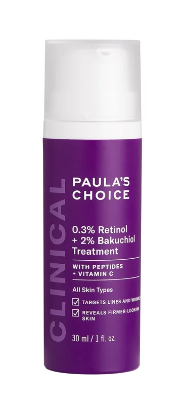Paula's Choice Clinical 0,3% Retinol + 2% Bakuchiol Treatment 30 ml, Hudpleje, Ansigtspleje, Serum
