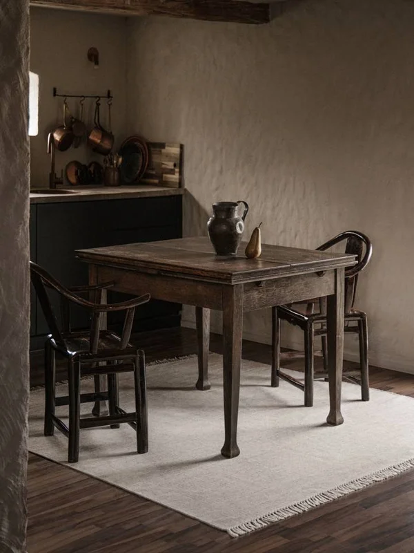Plain (Single Colored) Large Melange Rug - Grey 250X300 Rustic Style