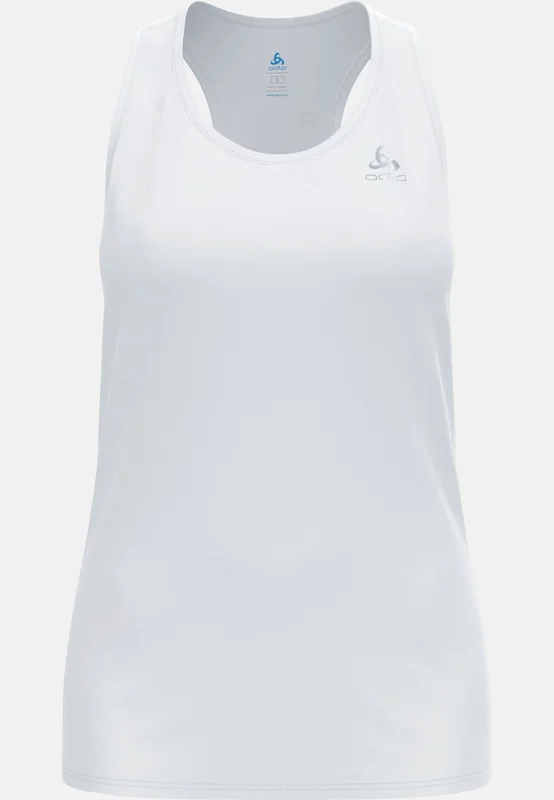 Odlo Débardeur de running Essential pour femme, S, blanc