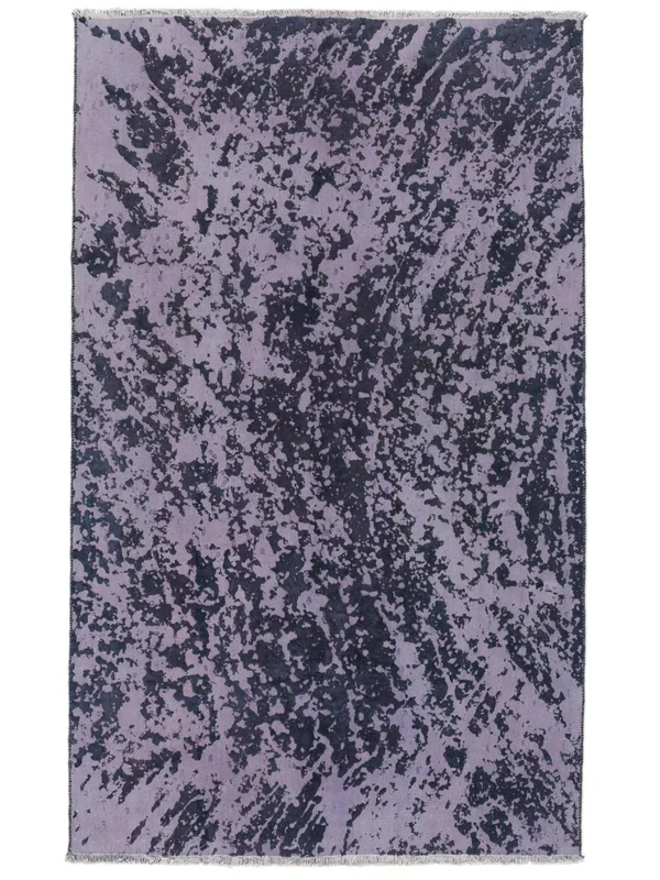 Tkany Ręcznie Colored Vintage Dywan 141X231 Vintage Orientalny Wełniany Czarny/Ciemnofioletowy Mały