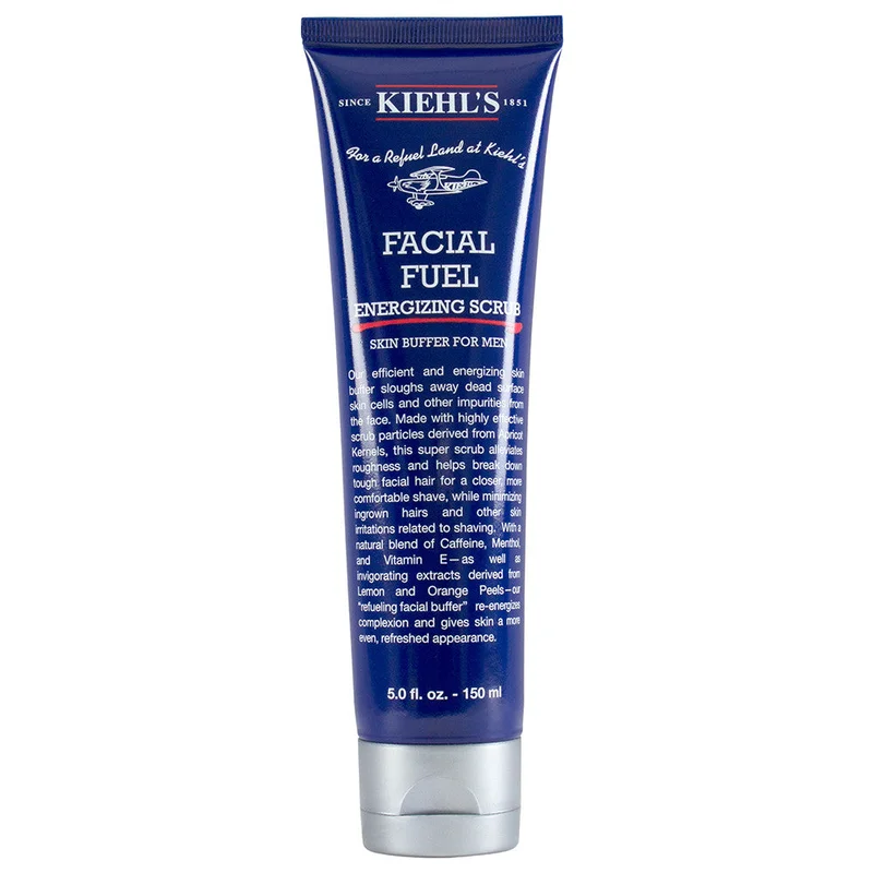 KIEHL'S Men's Facial Fuel Energizing Scrub 100ml Uomo - Esfoliante viso