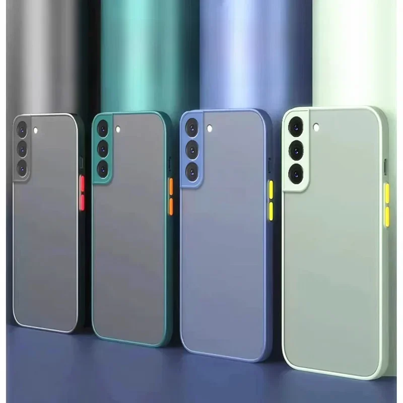 AliExpress - ARMOR stoßfeste, matte Hülle für Samsung Galaxy S20 S21 FE S22 Plus S23 S24 S25 Ultra 5G Bumper Back Cover