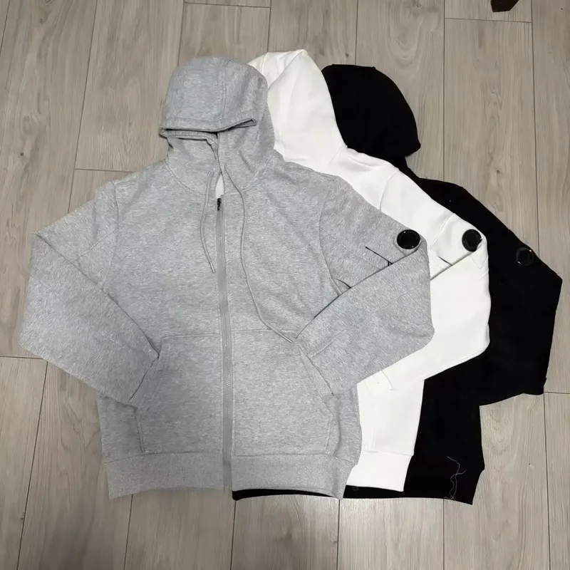 AliExpress - Sweat-shirt à capuche pour homme avec poche double face et fermeture éclair, veste décontractée multi-poches, vêtement de sport, sweat-