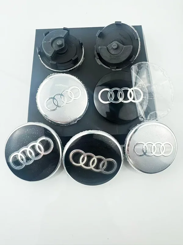 AliExpress - Auto-Radnabenkappen-Set (4 Stück) 60/61/68/69mm mit Emblem-Styling für Audi B5 B6 B7 B8 A3 8P 8V 8L A5 A6 C6 C5 C7 A1 A7 A8 Q