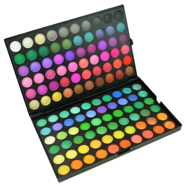 Deluxe 120 set Ögonskugga Professionell Palett - 120 färger