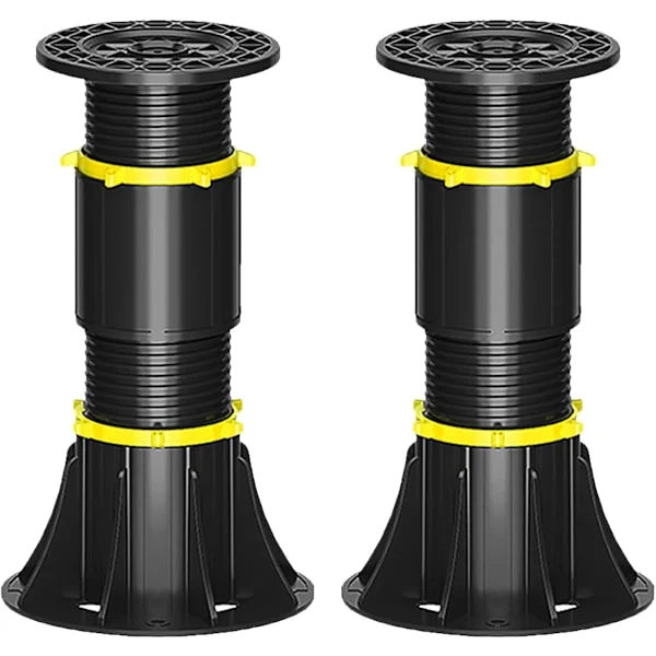 Høydejusterbare sengeramme støtteben 21-34cm, justerbare støtteføtter for sengeramme, egnet for sengerammer