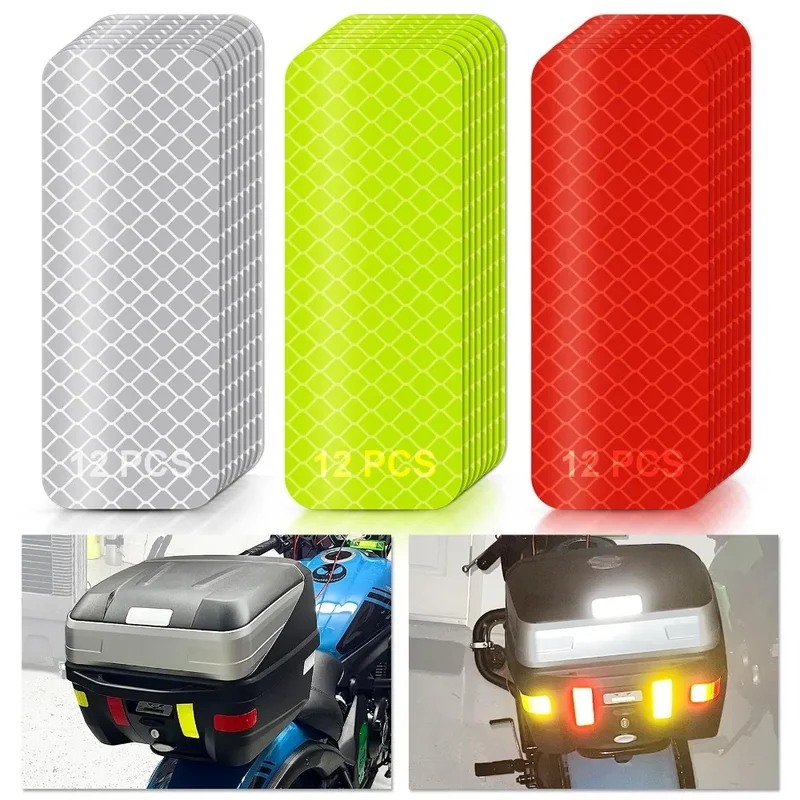 AliExpress - Autocollants de coulée haute visibilité, bandes de coulée, en vrac, sécurité pour voiture, moto, vélo, remorque, casque, sac