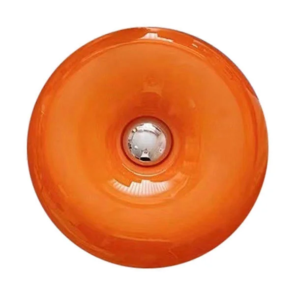 Orange Donut Lampa, Mid-Century Modern Lampa, Sänglampa, Innovativ Art Deco Lampa, Vacker Bords- och Väggdekorationslampa