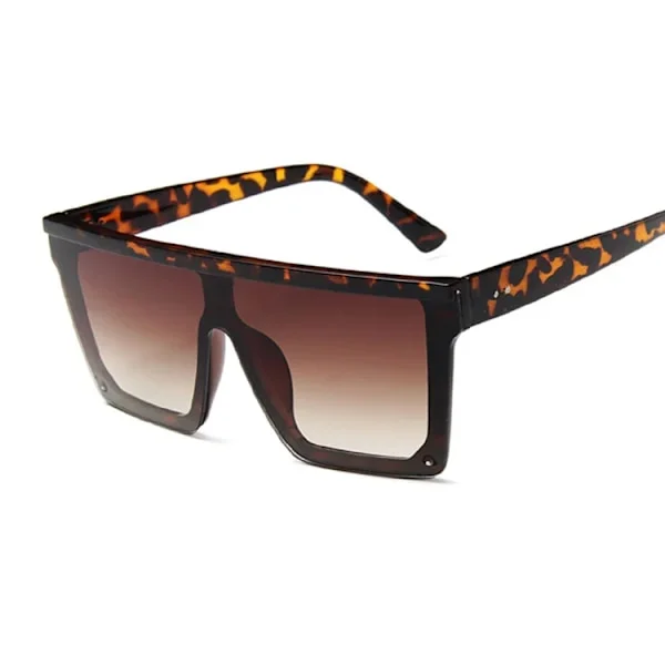 Firkantede solbriller dame luksus vintage merke designer solbriller kvinnelig stor ramme speil svart sølv flat topp Oculos De Sol