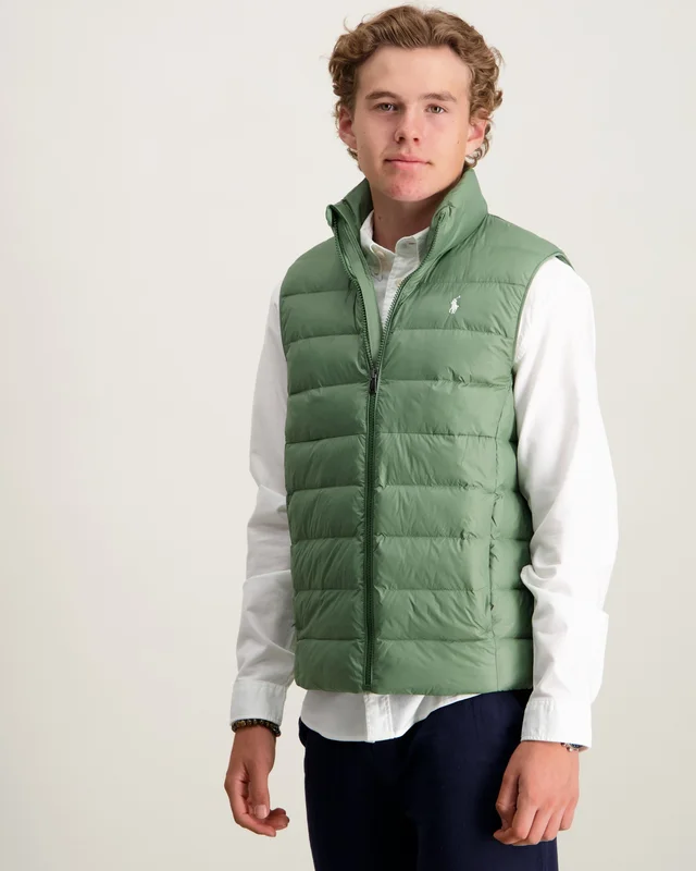 Polo Ralph Lauren The Colden Packable Quilted Vest Grønn Vester Gutt - Kids Brand Store