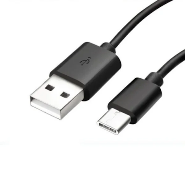 USB-C-kabel för Xiaomi 11T 5G - Xiaomi 11T PRO 5G - Laddkabel Typ USB-C Svart 1 Meter Phonillico