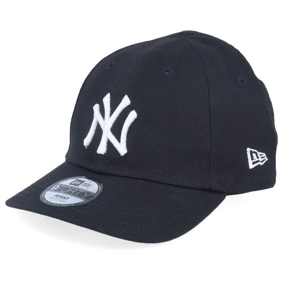 New Era - MLB Schwarz Adjustable Cap - New York Yankees Essential Infant 9Forty Black/White Adjustable @ Hatstore