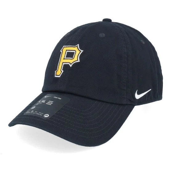 Nike MLB - Pittsburgh Pirates Club Black Dad Cap - Nike Unconstructed Black Cap - MLB @ Hatstore