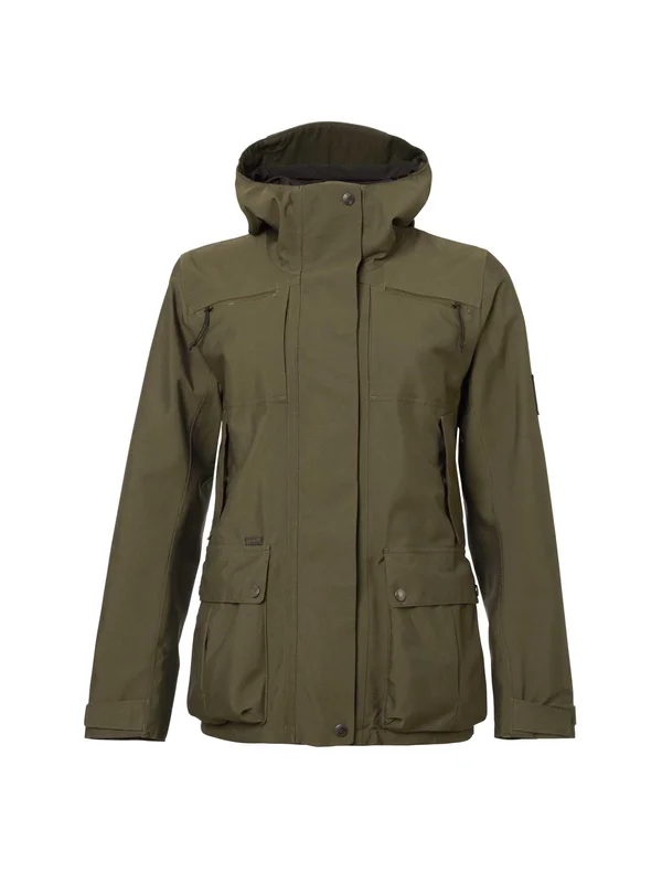 Chevalier Endeavor Chevalite Jacke Damen 2.0 - Wasserdicht, Atmungsaktiv - Dunkelgrün, geräuscharm-Perfekt für die Jagd und Outdoor-Aktivitäten