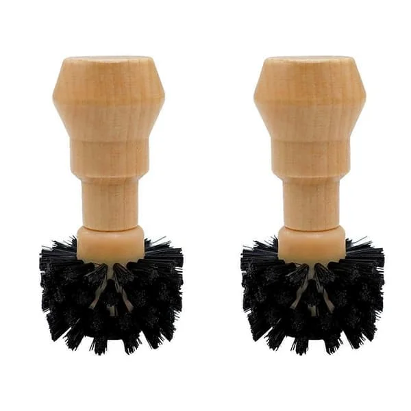 Coffee Brush for Handle, Coffee Powder Brush, Bar Coffee Powder Brush, Tool with Wooden Handle