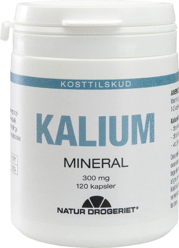 3 for 2 - Natur Drogeriet Kalium 120 stk., Helse & Madvarer, Mineraler, Kalium