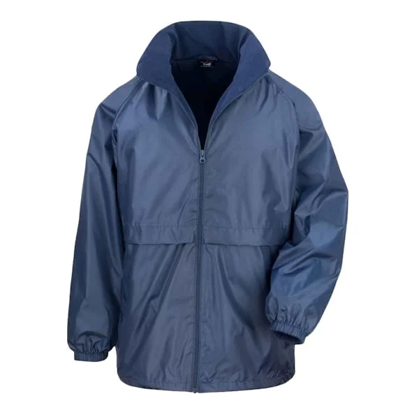 Result Core Herr Microfleece Fodrad Jacka XXL Marinblå