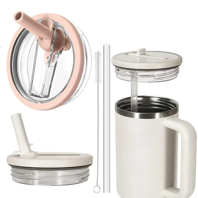 AliExpress - 40oz Flip Straw Auslaufsicherer Deckel für Stanley H2.0 Quencher ProTour Tumbler Deckel Ersatz für Stanley Cup Zubehör Strohabdeckung