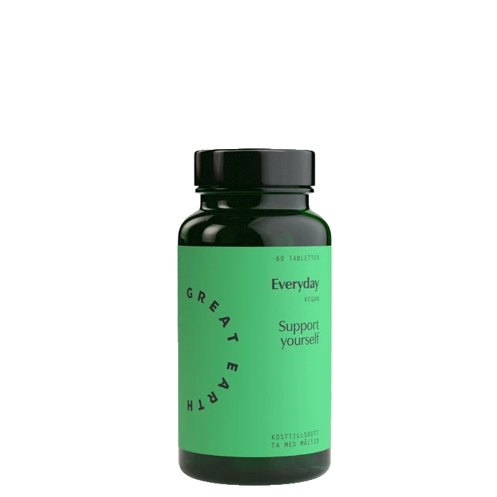Great Earth Everyday Multivitamin + Fordøyelsesenzym 60 tabletter