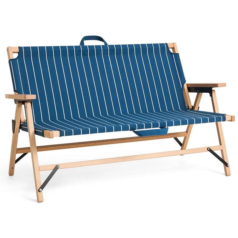 Hay Outdoor Market hopfällbar soffa, blå med beige | Utematlagning > Trädgård & Utemiljö | Bagaren och Kocken