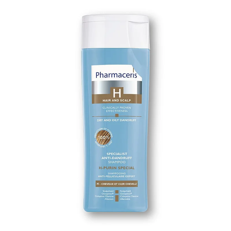 Spar 25% • Køb 2, Pharmaceris Pharmaceris H -PURIN 250 ml, Hår, Shampoo & Hårpleje, Hovedbundspleje